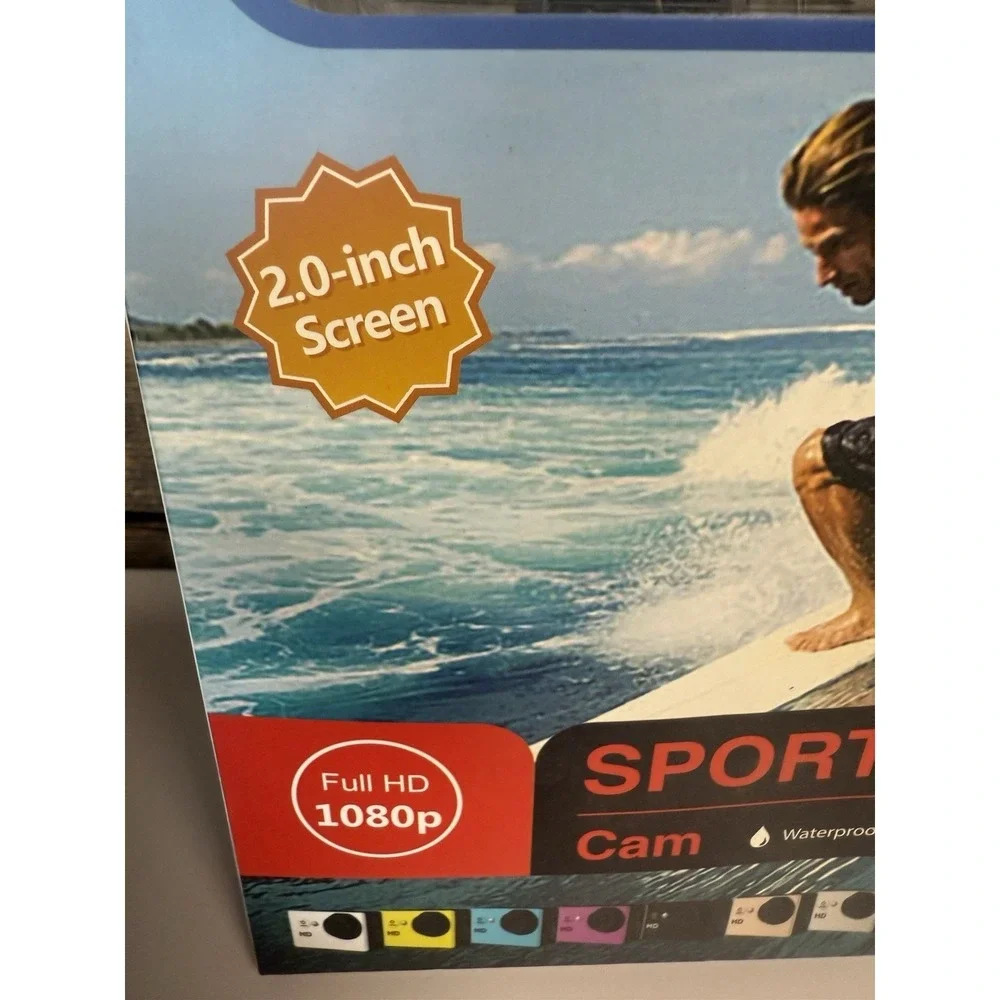 Sports Cam 1080p, 2.0 Inch Screen, waterproof 30M, Full‎ HD 1080p
